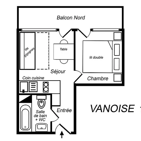דירה Vanoise *